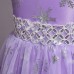 【4Y-13Y】Girls Sweet Snowflake Print Sleeveless Princess Dress