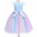 【2Y-11Y】Girls Net Yarn Unicorn Princess Dress