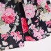 【3Y-10Y】Girl Pink Floral Print Bowknot Princess Dress