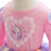 【2Y-10Y】 Girls Sweet Unicorn Print Colorful Mesh Princess Dress - 33224