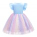 【3Y-11Y】Girl Unicorn Princess Dress - 33274