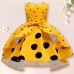 【2Y-11Y】Girls Sweet Polka Dot Print Sleeveless Princess Dress - 3618