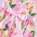 【2Y-9Y】Girl Floral Short Sleeve Princess Dress