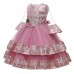 【3Y-11Y】Girl Sweet Mesh Sleeve Princess Dress