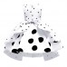 【2Y-11Y】Girls Sweet Polka Dot Print Sleeveless Princess Dress - 3618