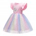 【3Y-11Y】Girl Unicorn Princess Dress - 33274