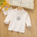 【12M-5Y】Kids Casual Cartoon Print Round Neck Long Sleeve T-shirt