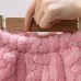 【12M-6Y】2-piece Girls Cute Bunny Pocket Coral Velvet Pajama Set