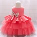 【6M-11Y】Girls Cake Princess Christening Gown - 3625