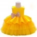 【6M-11Y】Girls Cake Princess Christening Gown - 3625