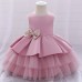 【6M-11Y】Girls Cake Princess Christening Gown - 3625