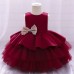 【6M-11Y】Girls Cake Princess Christening Gown - 3625