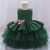 【6M-11Y】Girls Cake Princess Christening Gown - 3625