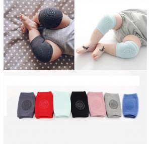 1 Pair Infant Toddler Baby Anti  slip Elastic Knee Pad Crawling Safety Protector Leg Cushion