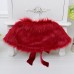 Girls Multicolor Faux Fur Shawl