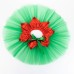 【2Y-7Y】2-piece Girls Christmas Tutu Skirt With Hair Accessories