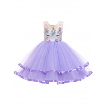 Children Girls Formal Wedding Princess Dress