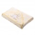 93 93cm Newborn Baby Wrapped Spring Autumn Winter Supplies Thick Warm Flannel Quilt Towel  Light Yellow Cat