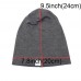 2 PCS Cute Solid Knitted Cotton Hat Beanies Autumn Winter Warm Earmuff Colorful Crown Caps For Newborn Baby Children  Red