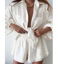 Aegean Two Piece Double Lined Shorts Set