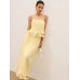 Pleated Layered Ruffle Skirt Set Pleated Layered Ruffle Skirt Set