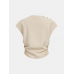 Sleeveless Ruched Top & Wide-Leg Pants Set Sleeveless Ruched Top & Wide-Leg Pants Set