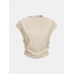 Sleeveless Ruched Top & Wide-Leg Pants Set Sleeveless Ruched Top & Wide-Leg Pants Set