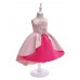 Girls Kids Bow Embroidered Sleeveless Princess Dress